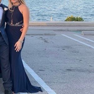 NAVY BLUE prom dress